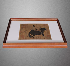 省直辖县级书画装裱配框服务案例